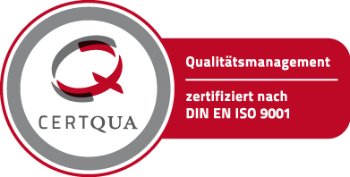 Certqua-Siegel zertifiziert nach DIN EN ISO 9001