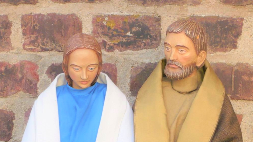 Krippenfiguren Maria und Josef