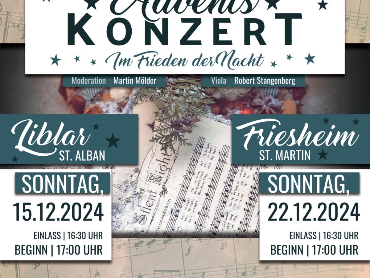 Konzertplakat des Musikvereins Friesheim