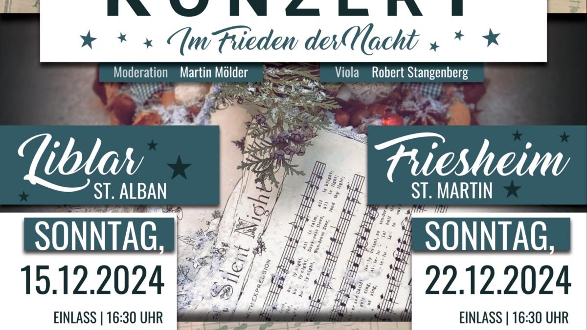 Konzertplakat des Musikvereins Friesheim