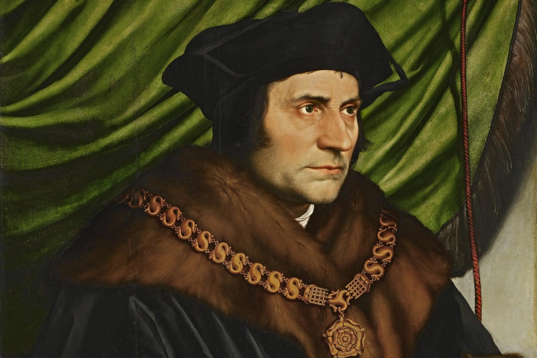 Thomas Morus als Kanzler des Herzogtums Lancaster (Hans Holbein der Jüngere, 1527)