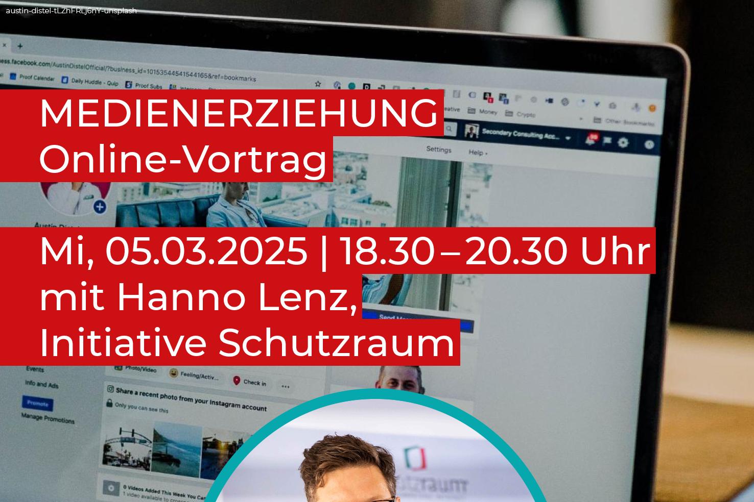 Online-Vortrag mit Hanno Lenz, Initiative Schutzraum