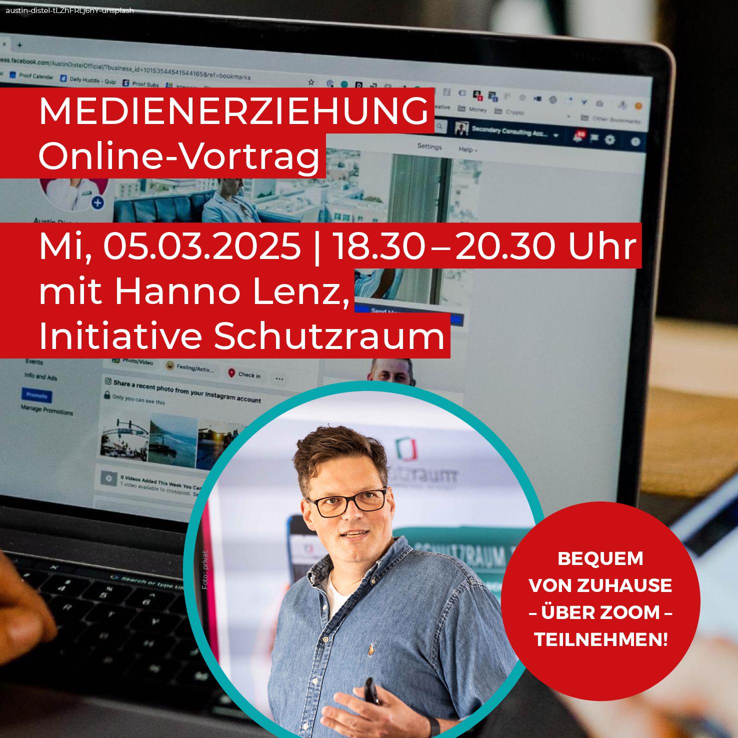 Online-Vortrag mit Hanno Lenz, Initiative Schutzraum