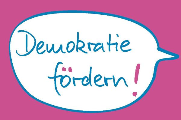 Logo 'Demokratie fördern!'