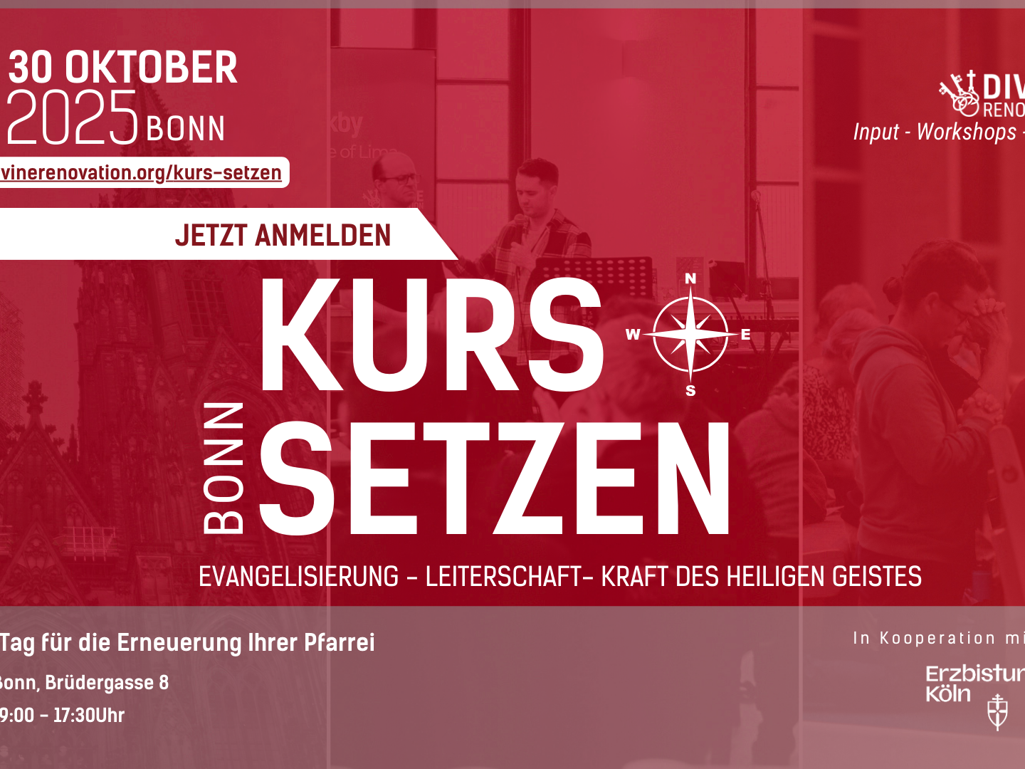 Kurs setzen - ein Tag der Erneuerung Ihrer Pfarrei