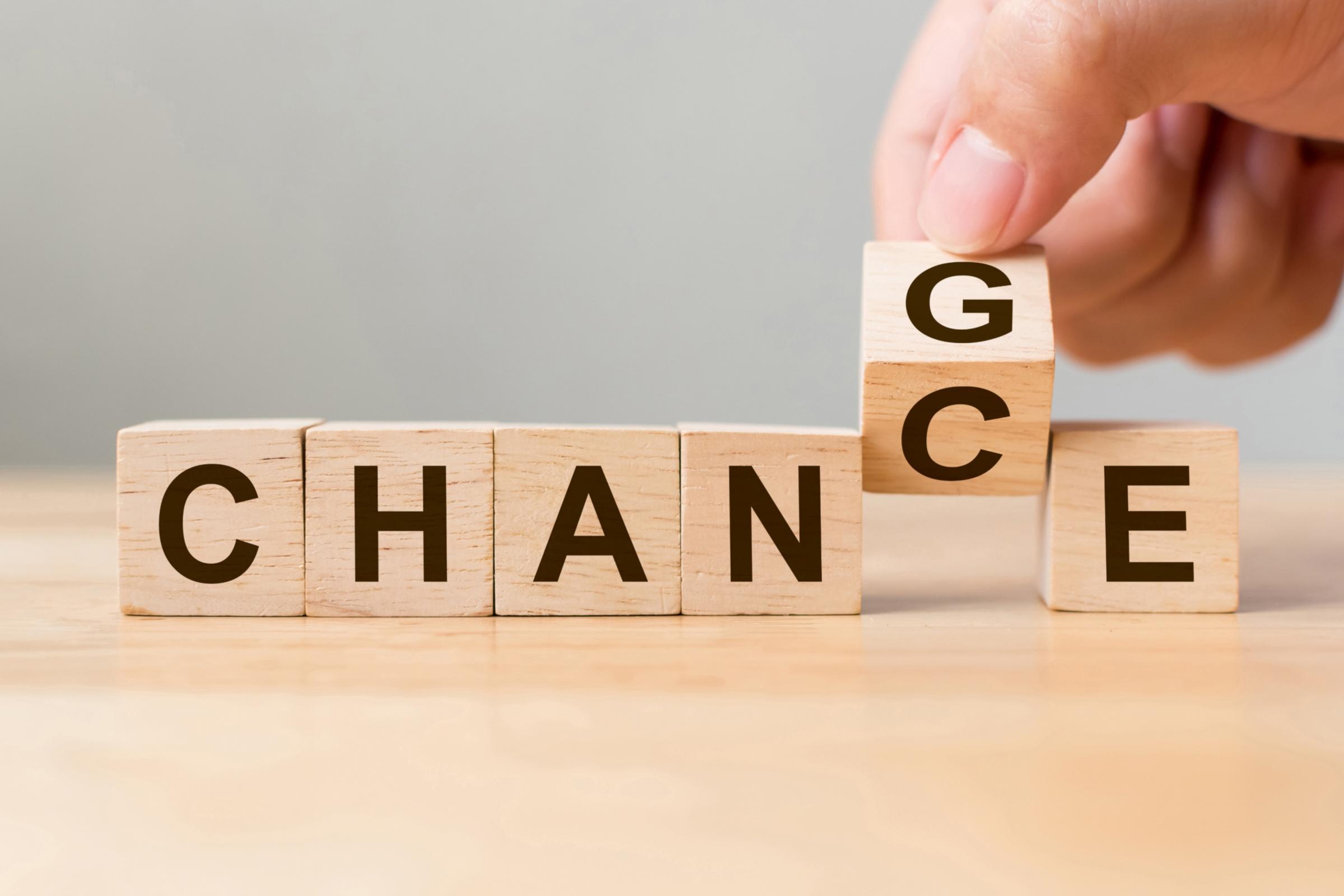 Chance Change Buchstabenwürfel