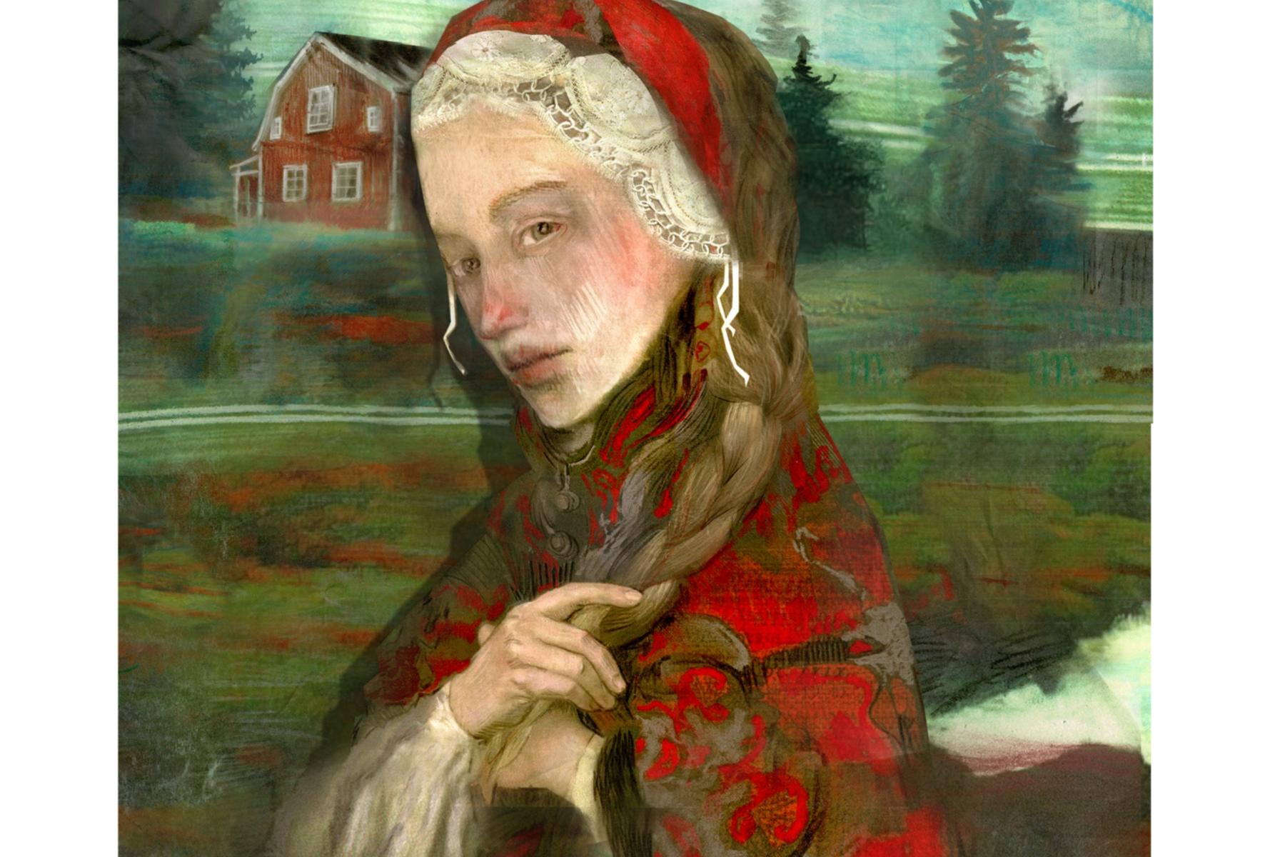 Das Mädchen vom Moorhof. Cover von Ulrike Möltgen